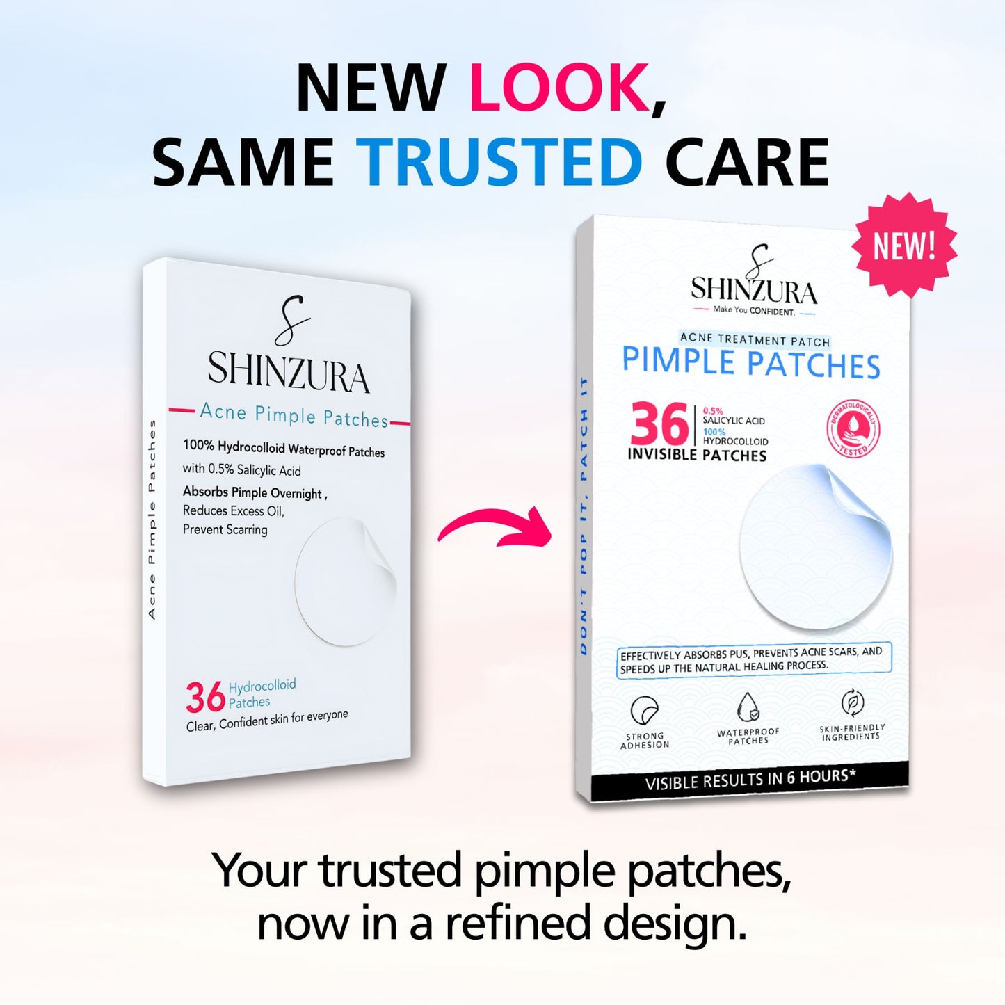 Acne Pimple Patches 36 dots - pack of 2