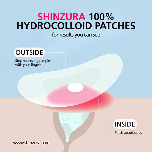 Shinzura Pimple Patches 72 Count with Salicylic Acid & Hydrocolloid