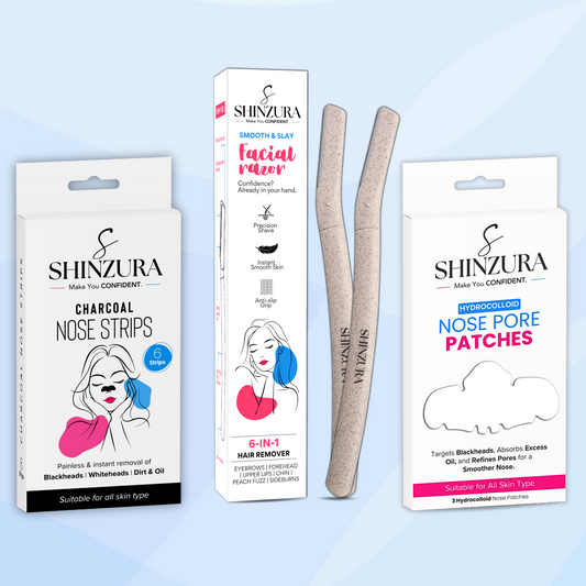 Shinzura Nose Care + Facial Razor Combo