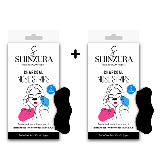 Shinzura Charcoal Nose Strips – 12 Pack for Effective Blackhead Removal, Deep Pore Cleanse & Detox with Activated Charcoal, Suitable for All Skin Types (Copy)
