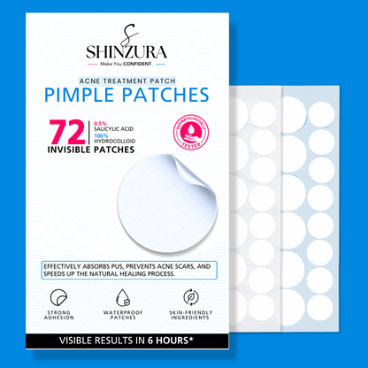 Shinzura Invisible Pimple Patches with Salicylic Acid - 72 Count