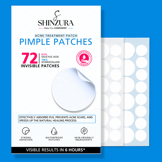 Shinzura Invisible Pimple Patches with Salicylic Acid - 72 Count