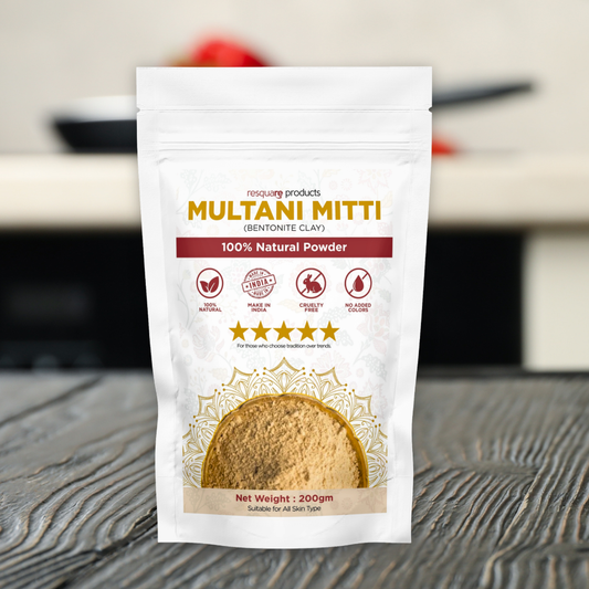 Shinzura Multani Mitti Powder – 100% Natural Bentonite Clay (200g)