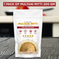 Shinzura Multani Mitti (Bentonite Clay) 200g – 100% Natural Powder