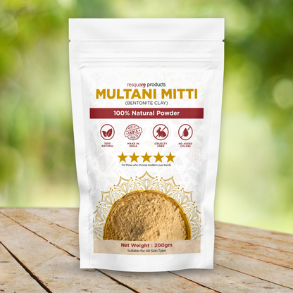 Shinzura Multani Mitti (Bentonite Clay) – 100% Natural Powder – 200g