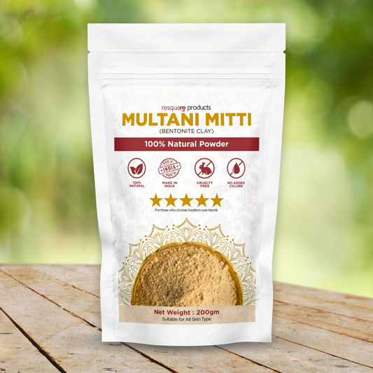 Shinzura Multani Mitti (Bentonite Clay) – 100% Natural Powder – 200g