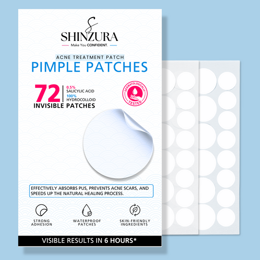 Shinzura Invisible Acne Pimple Patches with Salicylic Acid – 72 Patches