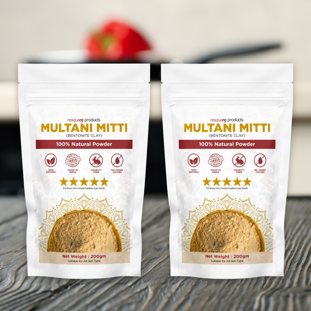 Shinzura Multani Mitti (Bentonite Clay) – 100% Natural Powder (200g)