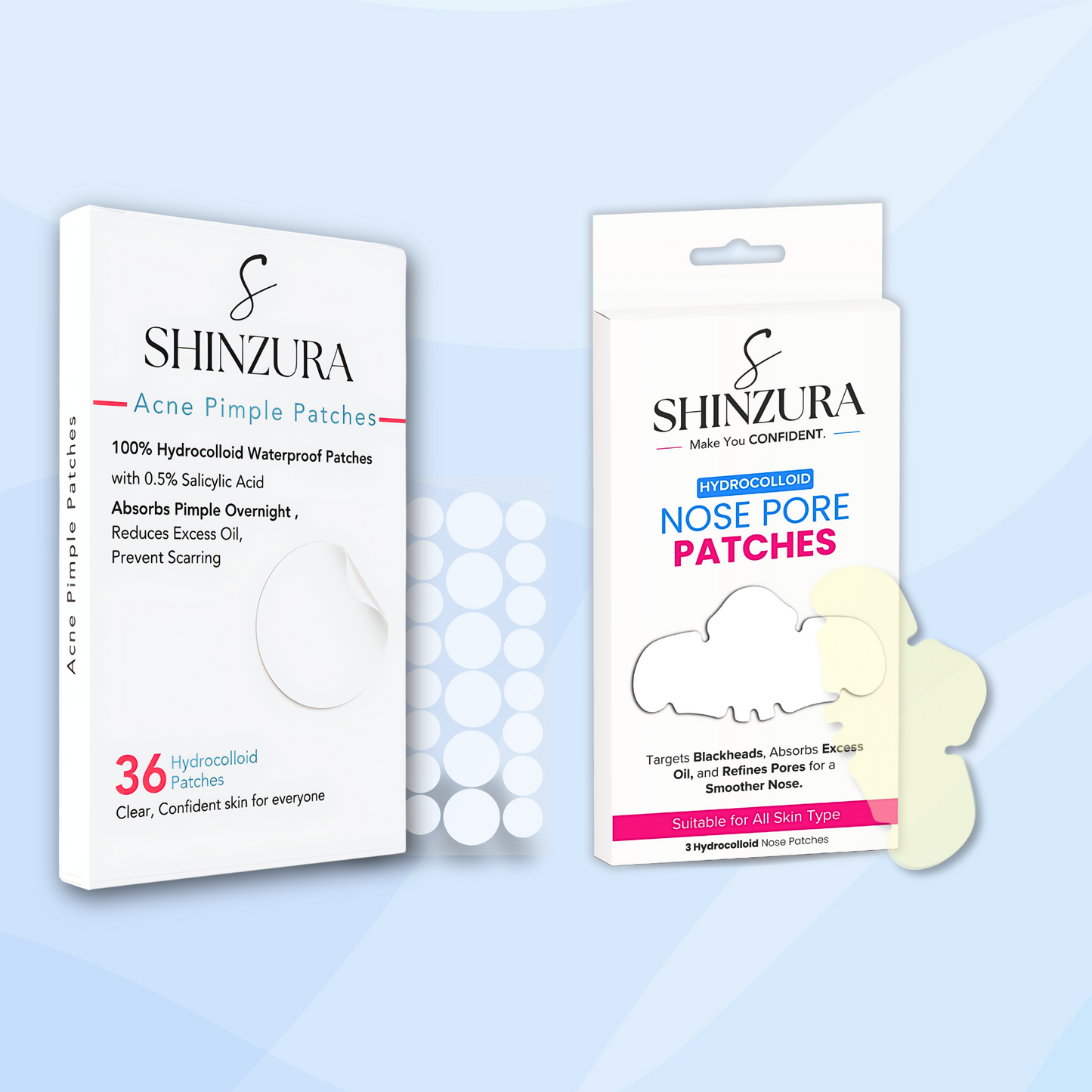 Shinzura Acne & Nose Pore Patch Combo