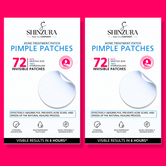 Shinzura Pimple Patches – 72 Invisible Acne Treatment Patches with Salicylic Acid