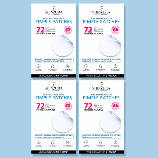 Shinzura Pimple Patches – 72 Invisible Acne Spot Treatment Patches