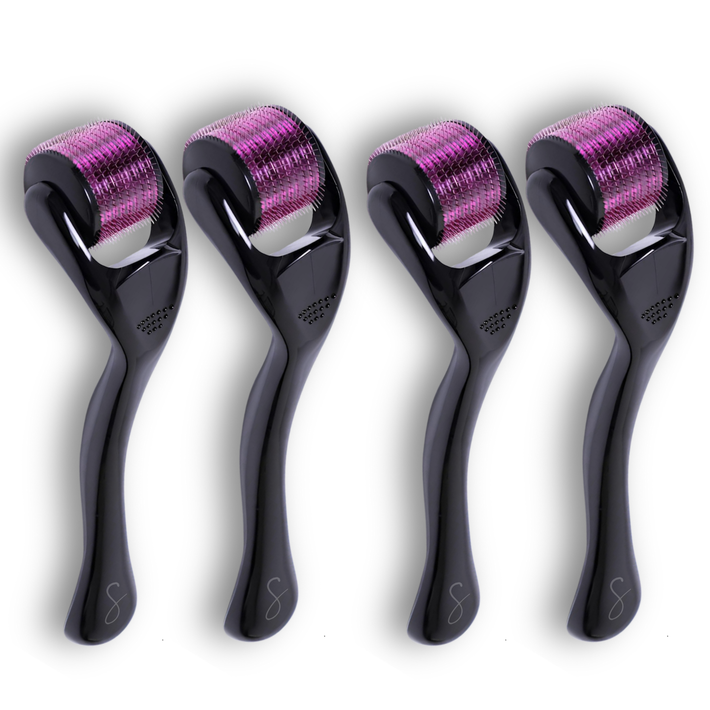 Shinzura 0.5mm Derma Roller for Hair Growth & Skin Rejuvenation (pack of 4 )  Microneedle Face Tool