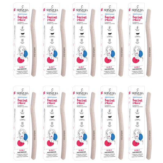 Shinzura Facial Razor - 1 - pack of 10