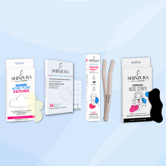 Shinzura Essentials – Acne Patches, Charcoal Nose Strips, Nose Patch & Razor